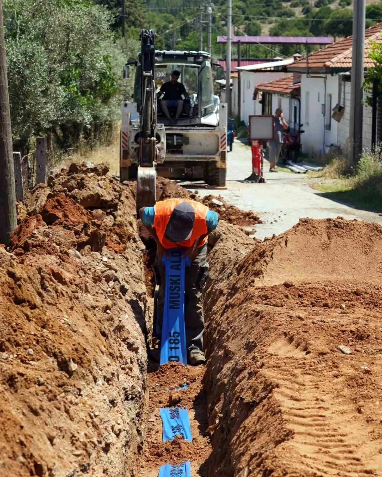 Doğanköy’de altyapı yenileme mesaisi: Kesintisiz su için düğmeye basıldı