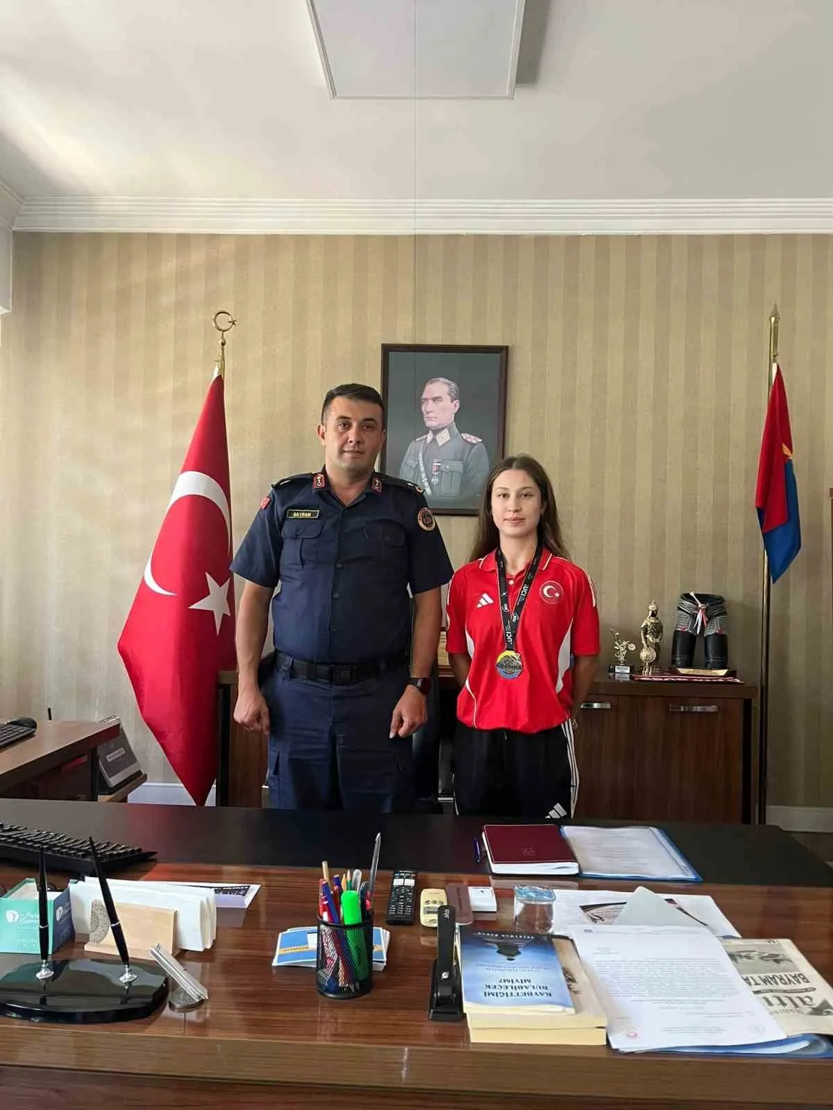Balkan ikincisi Nazife Tuncel’den güvenlik güçlerine anlamlı teşekkür