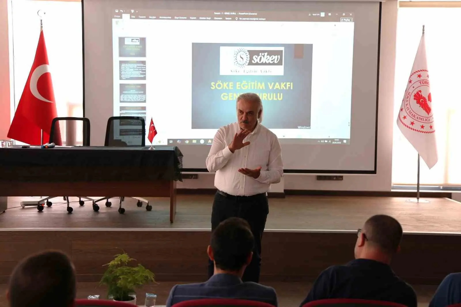 Söke Eğitim Vakfı’nda bayrak değişimi: Yeni dönem için düğmeye basıldı