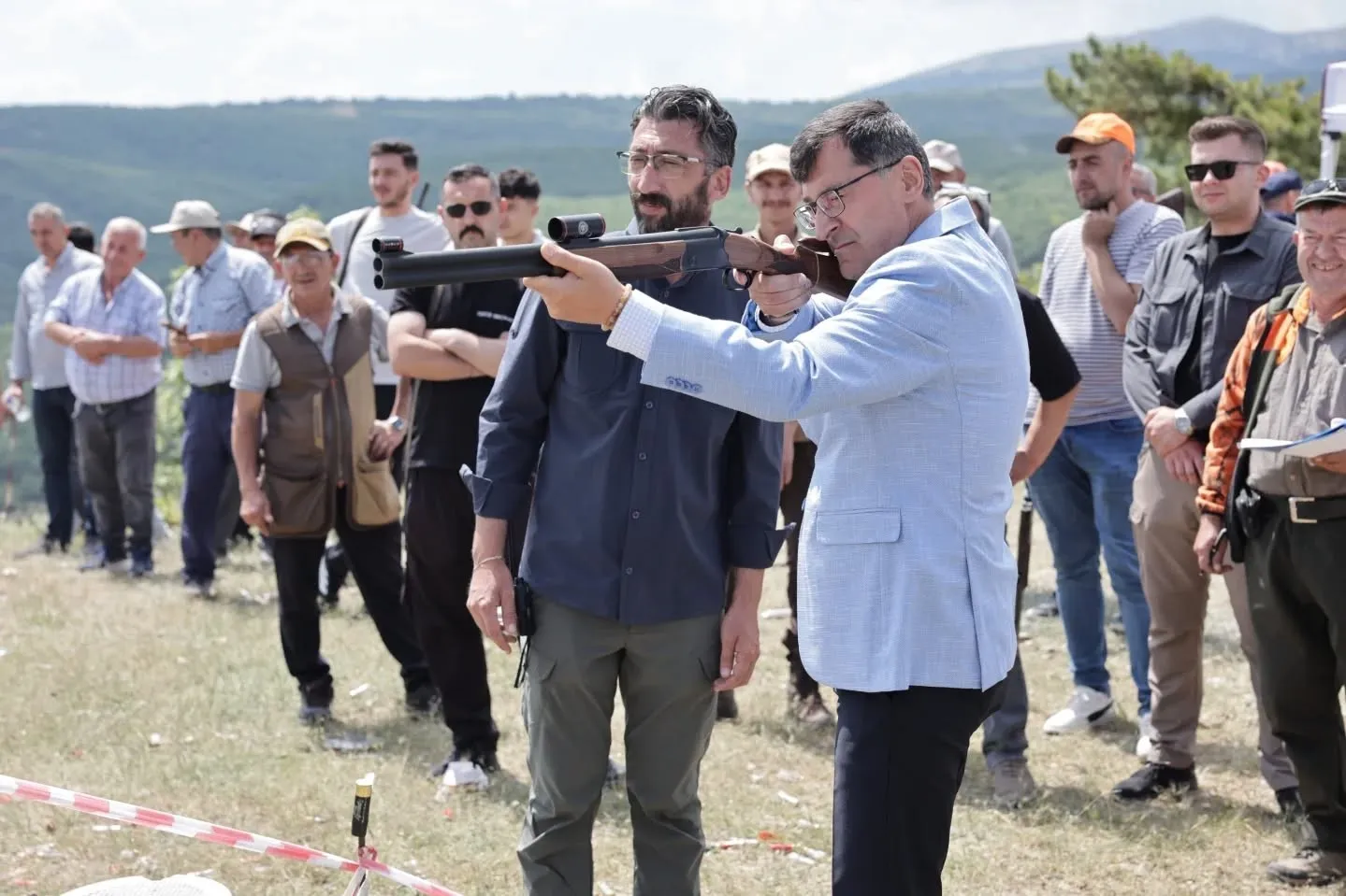 Kütahya’da atış heyecanı: Başkan Kahveci sporcularla buluştu
