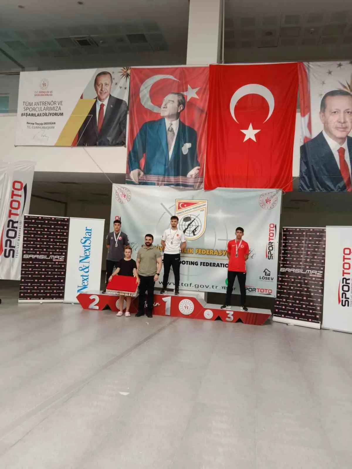 Mersin’den Aydın’a büyük gurur: Genç atıcılar kürsüden inmedi