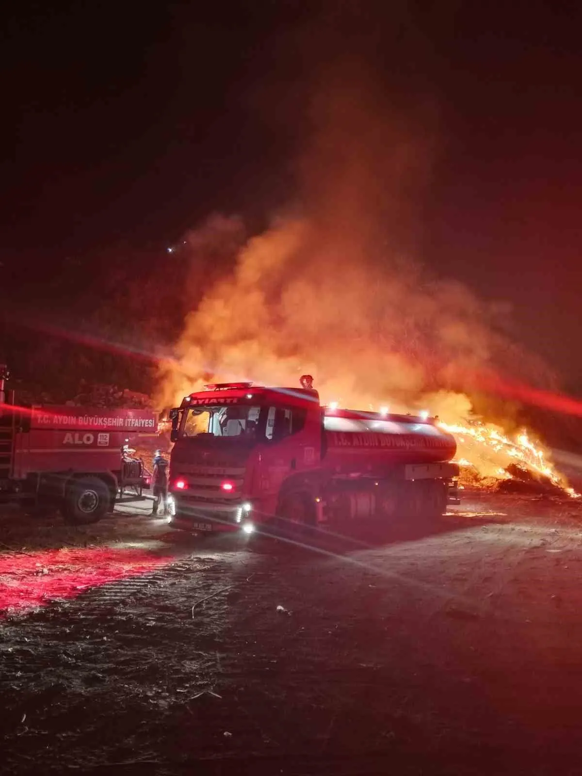 Aydın'da sıcak hava alarmı: İtfaiye ekipleri 72 saatte 176 yangını söndürdü