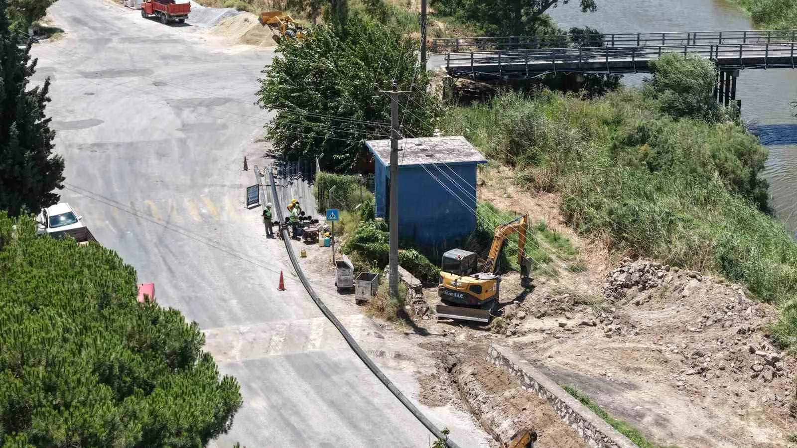 Söke’de altyapı atağı: Sarıkemer’in su hattı yenilendi