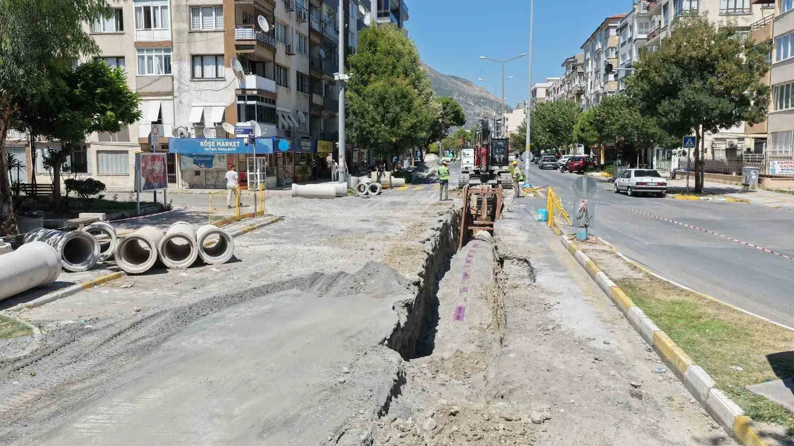 Söke'de dev altyapı seferberliği: 77 milyon liralık yatırımda sona doğru