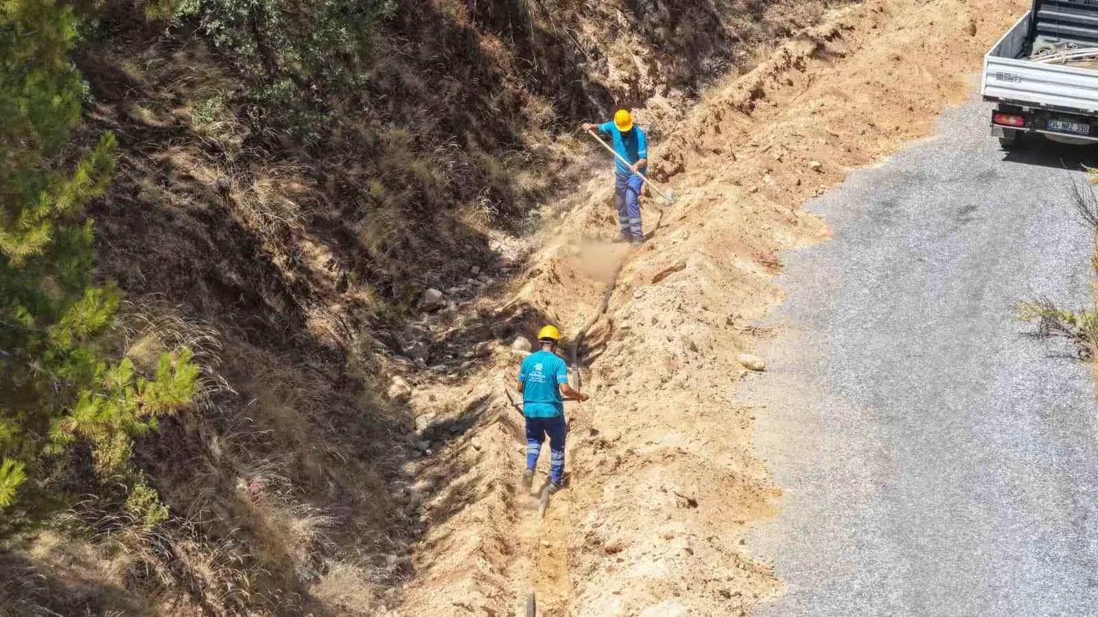 Bozdoğan'da su arzı güvence altına alınıyor: Dümen Mahallesi için 3,8 milyonluk hamle