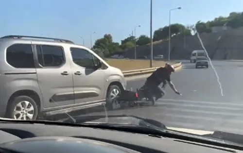 İzmir'de trafikte dehşet: Motosikletliyi ezip kaçan magandaya ağır bedel