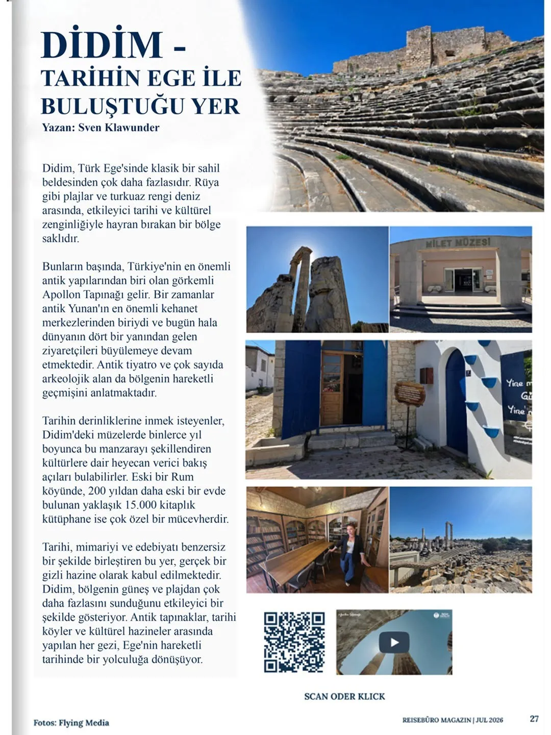 Didim’in turizm rotası Almanya’ya uzandı: Küresel sahnede sürdürülebilir başarı