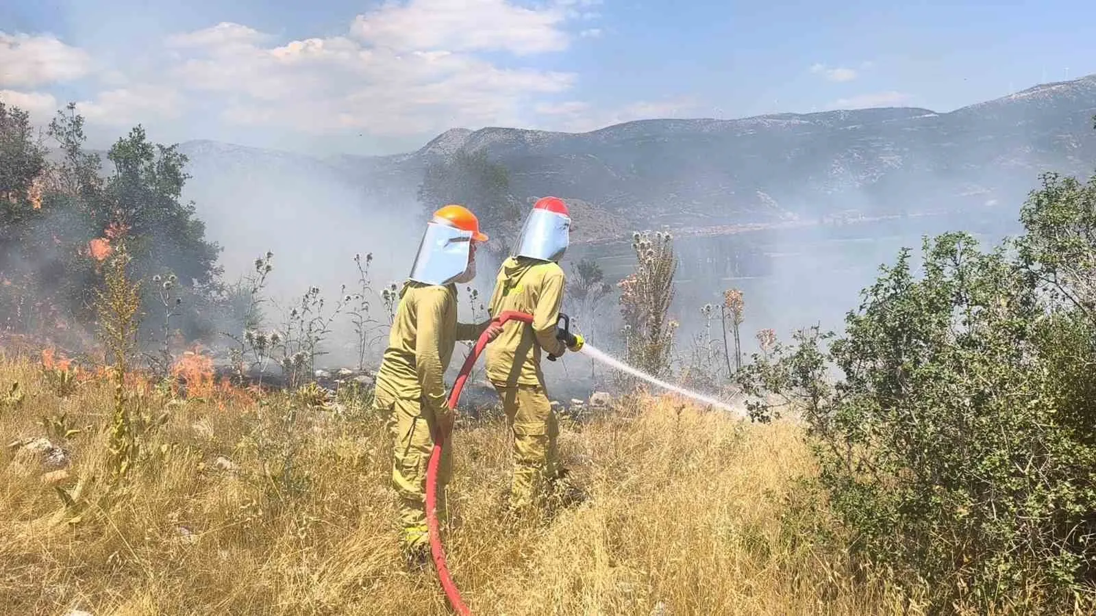 Menteşe'de ormanlık alanda alarm: Ekipler alevlerle mücadele ediyor