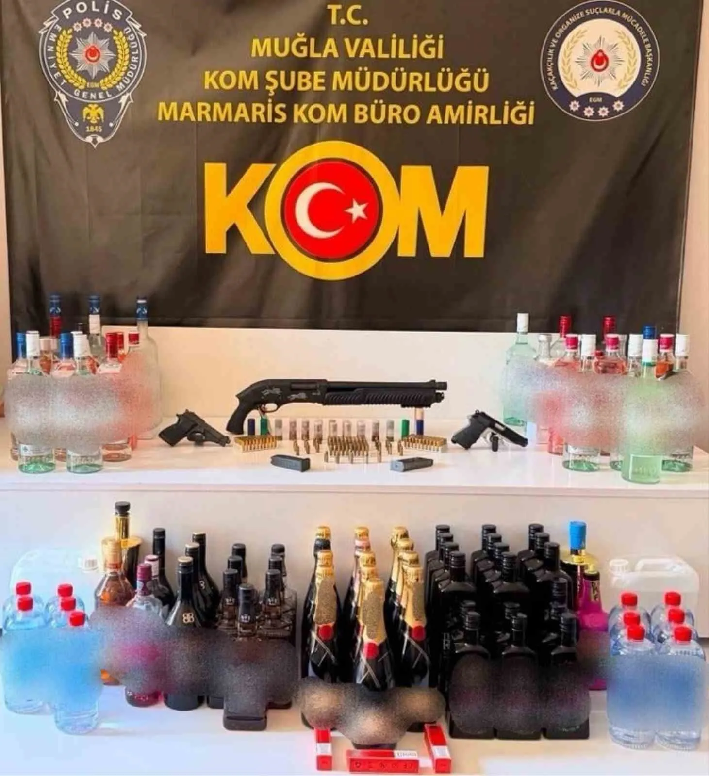 Muğla merkezli geniş çaplı operasyon: Silah kaçakçılarına geçit yok