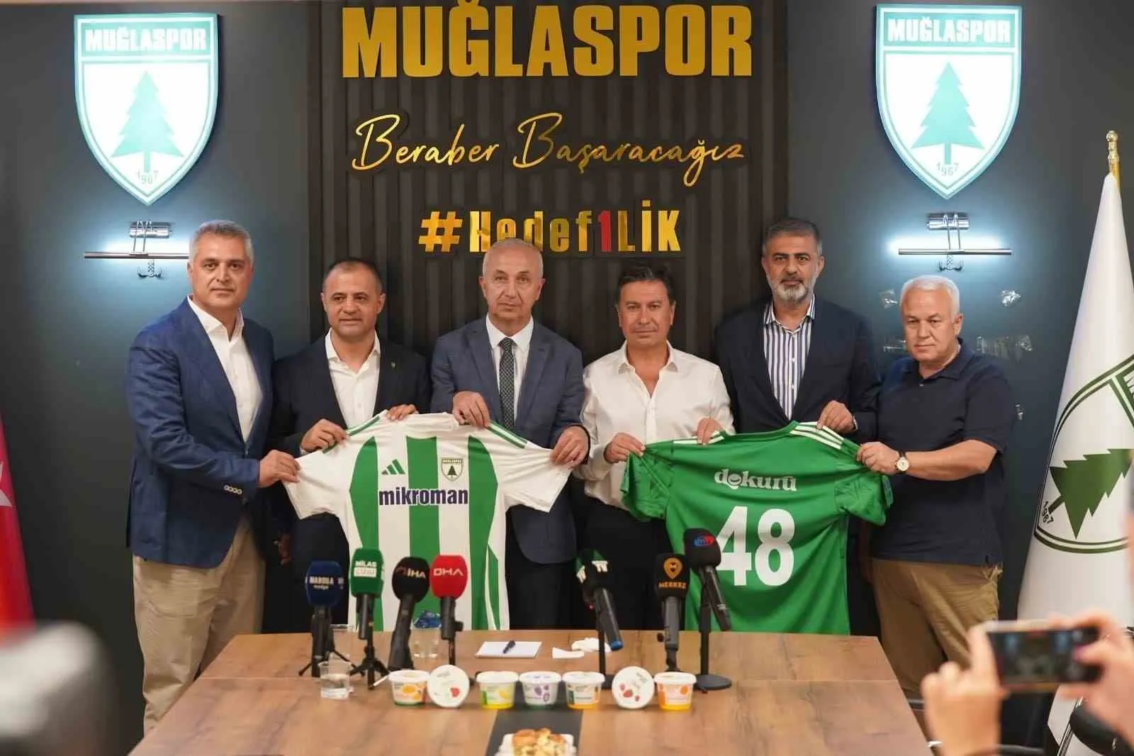 Muğlaspor’da hedef 1. Lig: Yeni sezonun yol haritası sponsorluk imzalarıyla çizildi