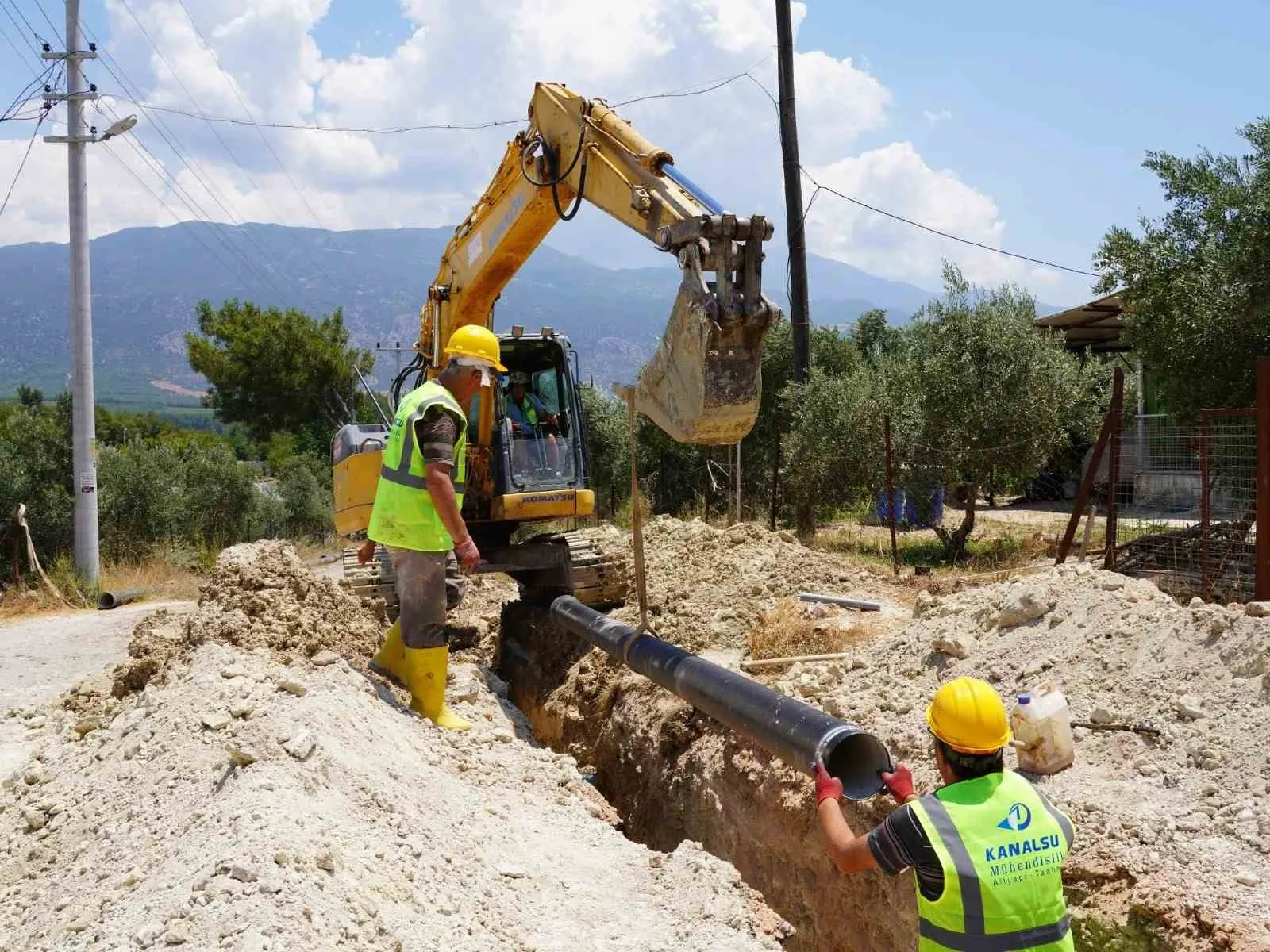 Seydikemer’de su çilesine modern çözüm: Hatlar kamusal alana taşınıyor