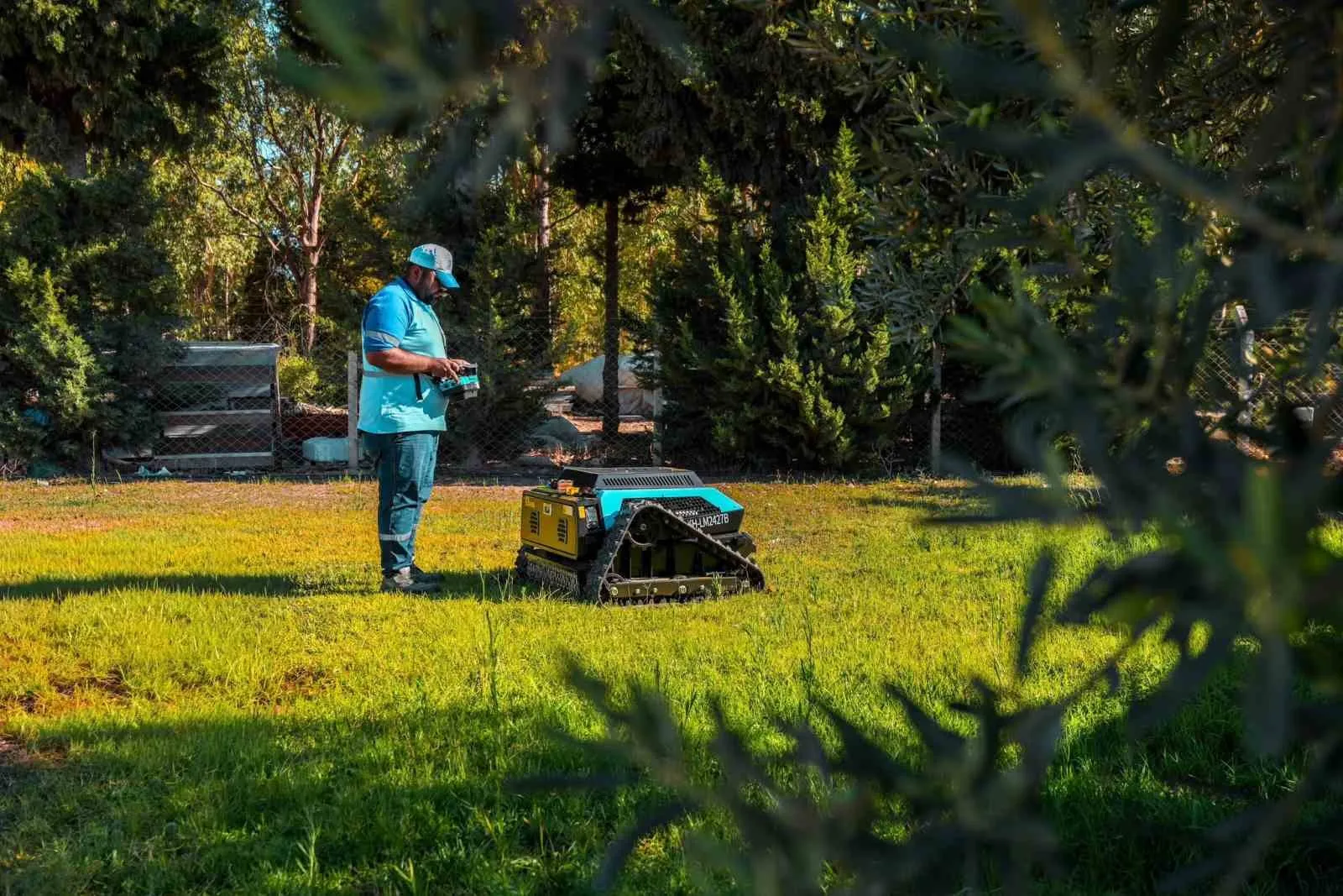 Didim’de parklar teknolojiye emanet: Başkan Gençay robotik dönemi başlattı