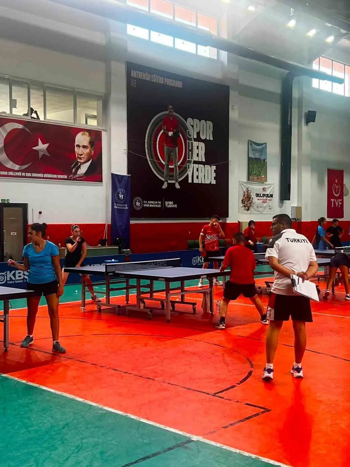 Milli hayaller Köyceğiz'de şekilleniyor: Masa tenisinde zorlu sınav başladı