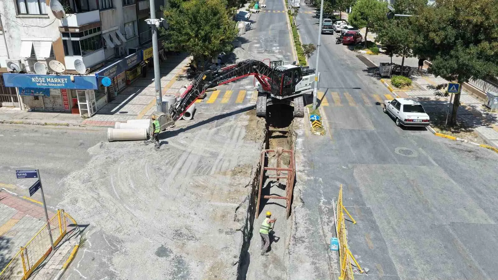Söke'de dev altyapı seferberliği: 77 milyon liralık yatırımda sona doğru