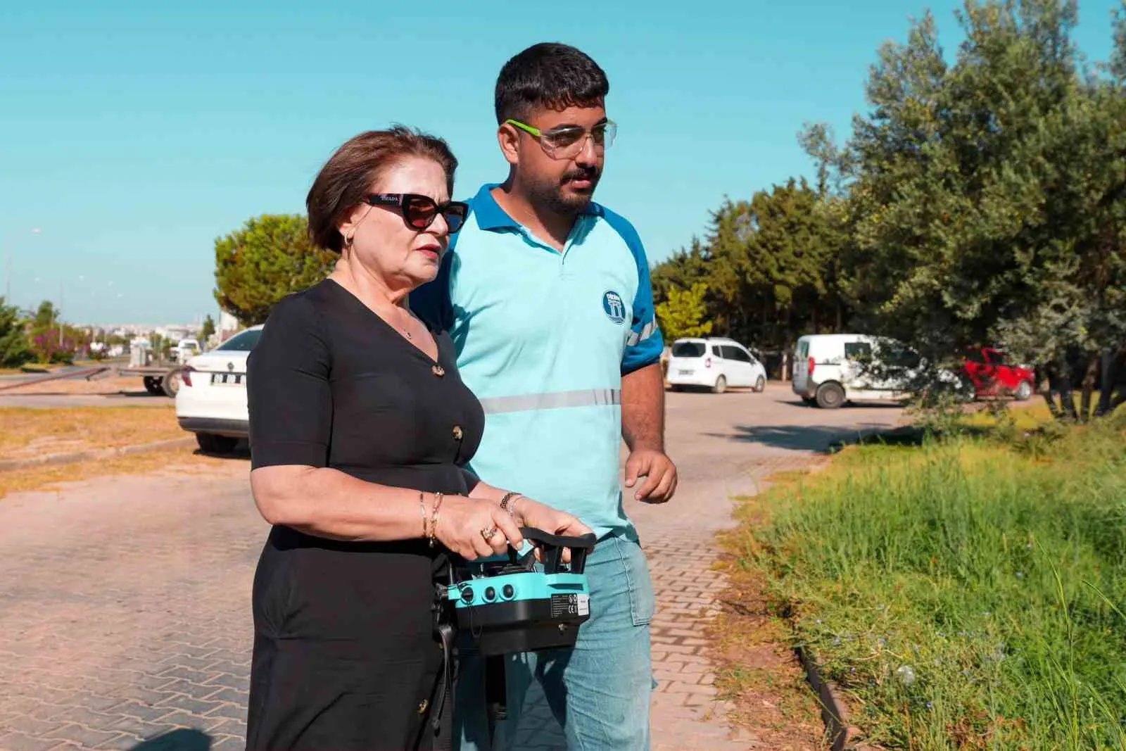 Didim’de parklar teknolojiye emanet: Başkan Gençay robotik dönemi başlattı