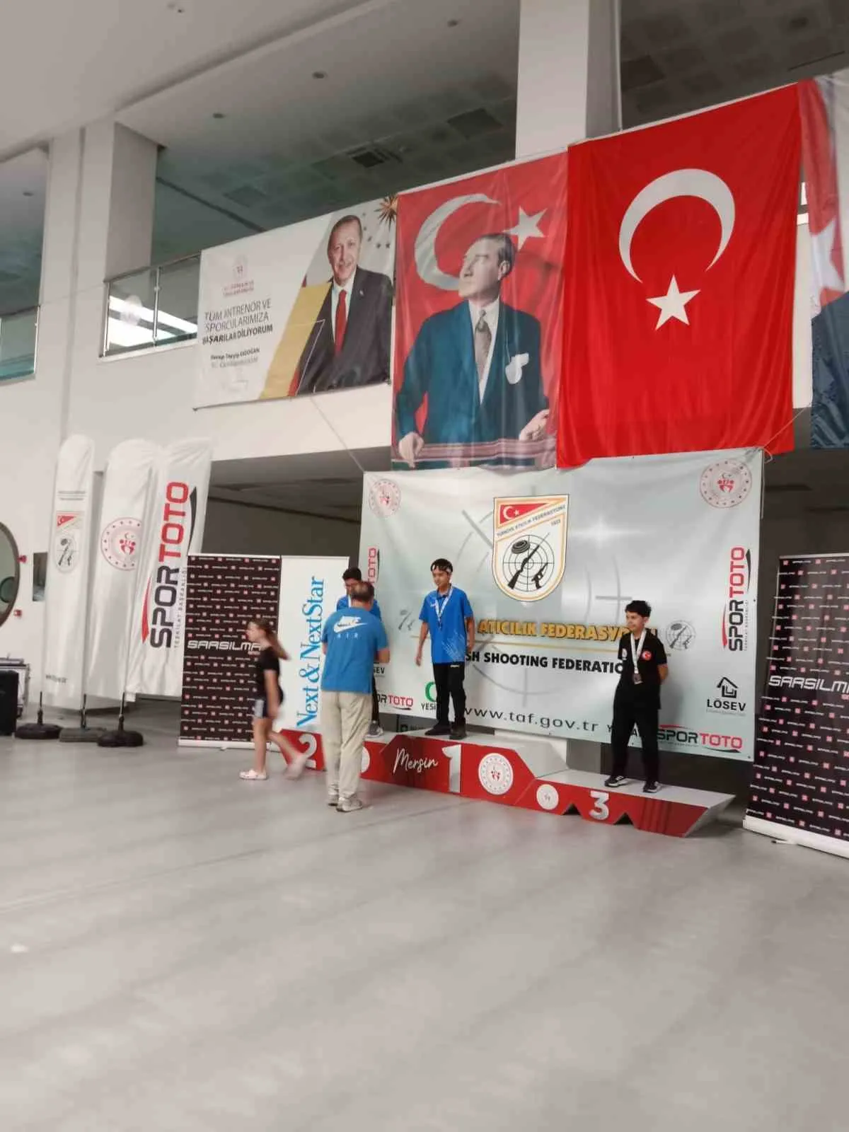 Mersin’den Aydın’a büyük gurur: Genç atıcılar kürsüden inmedi