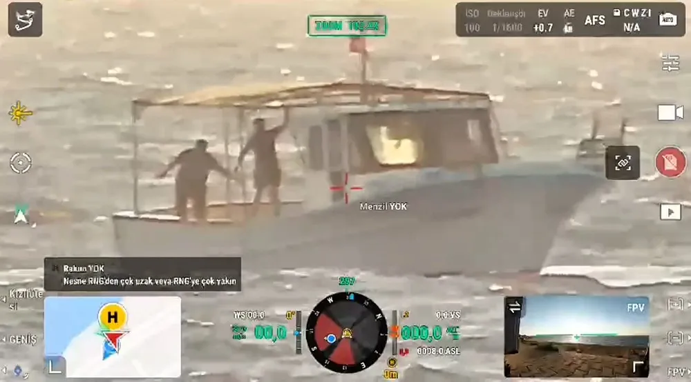 Denizlerdeki yasa dışı avcılığa havadan yakın takip: Dronla tespit ettiler