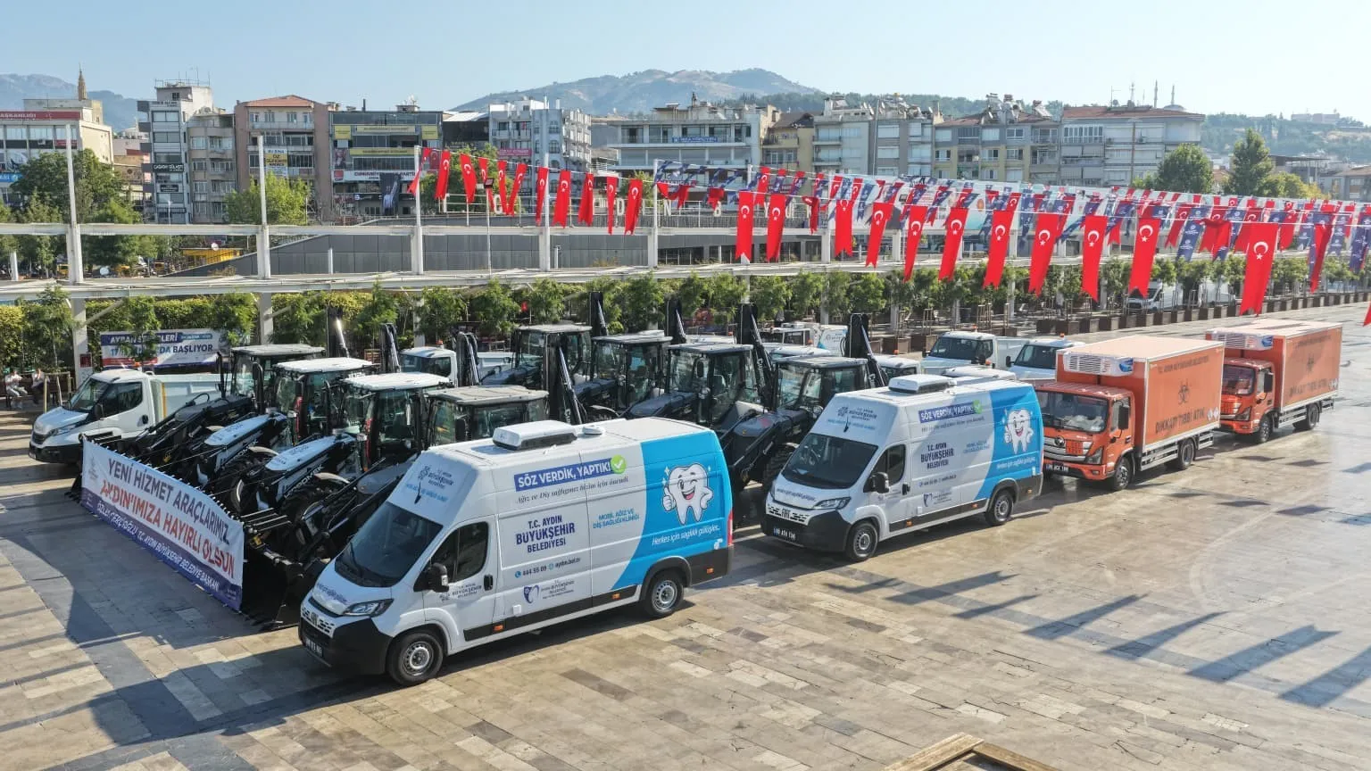 Aydın’da hizmet seferberliği: 90 milyonluk dev takviye yola çıktı