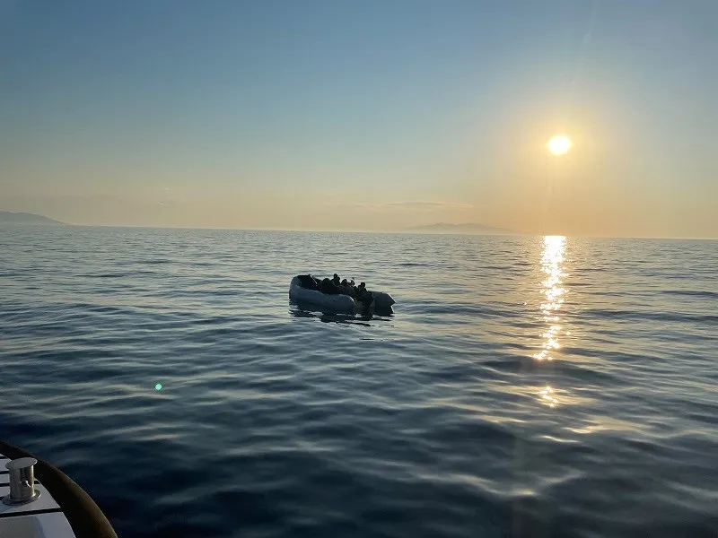 Ege sularında kaçış planı suya düştü: 36 göçmen yakalandı
