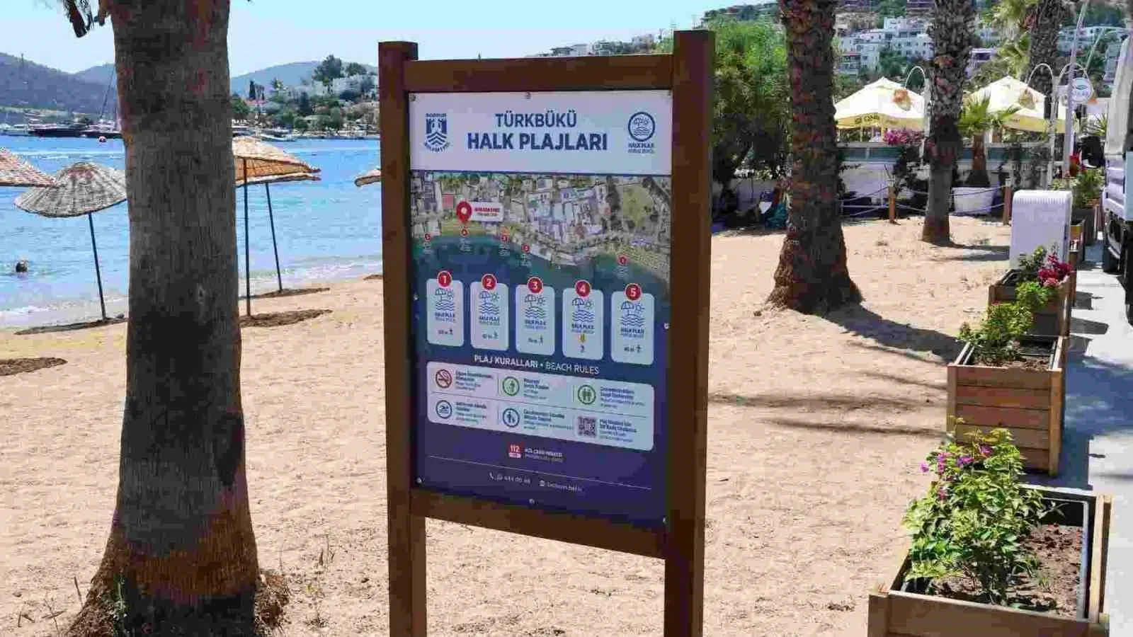 Bodrum'da kıyıların çehresi değişti: Türkbükü'nde halk plajları yepyeni bir kimliğe büründü