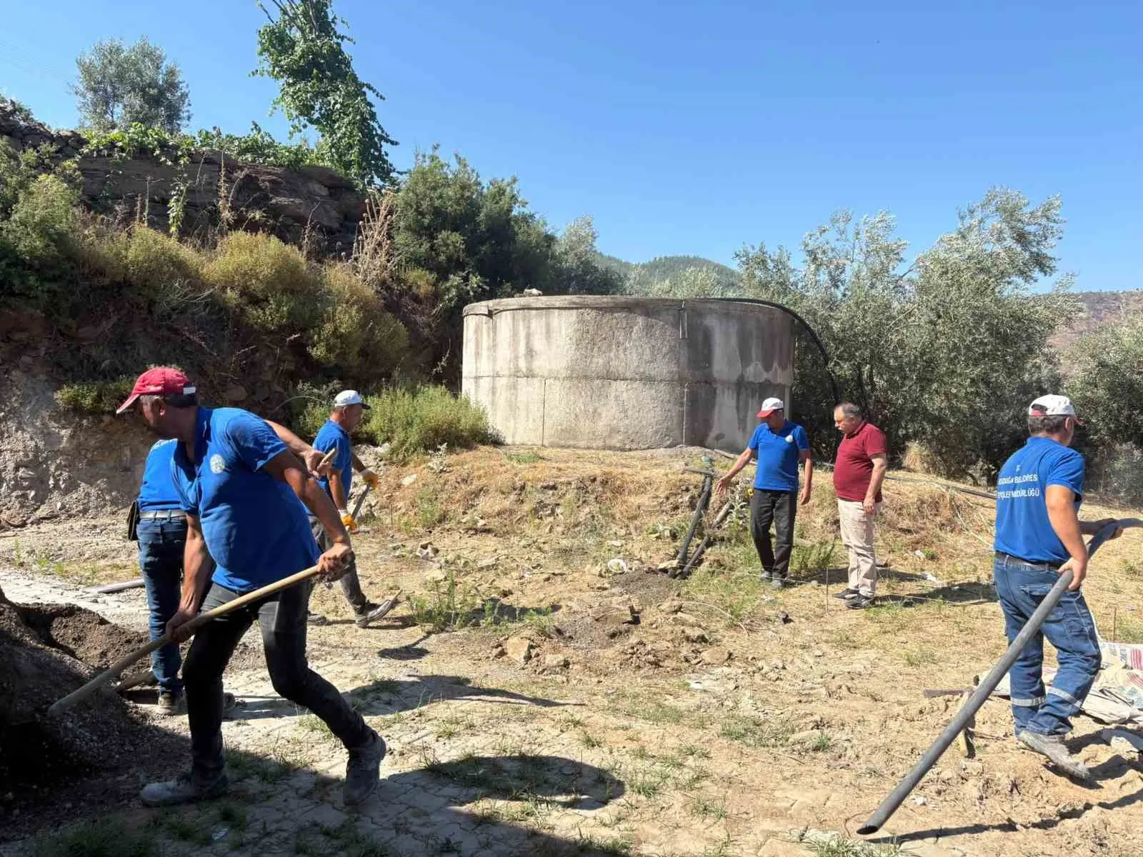 Bozdoğan’da hummalı mesai: Belediye yönetimi şantiyeleri mercek altına aldı