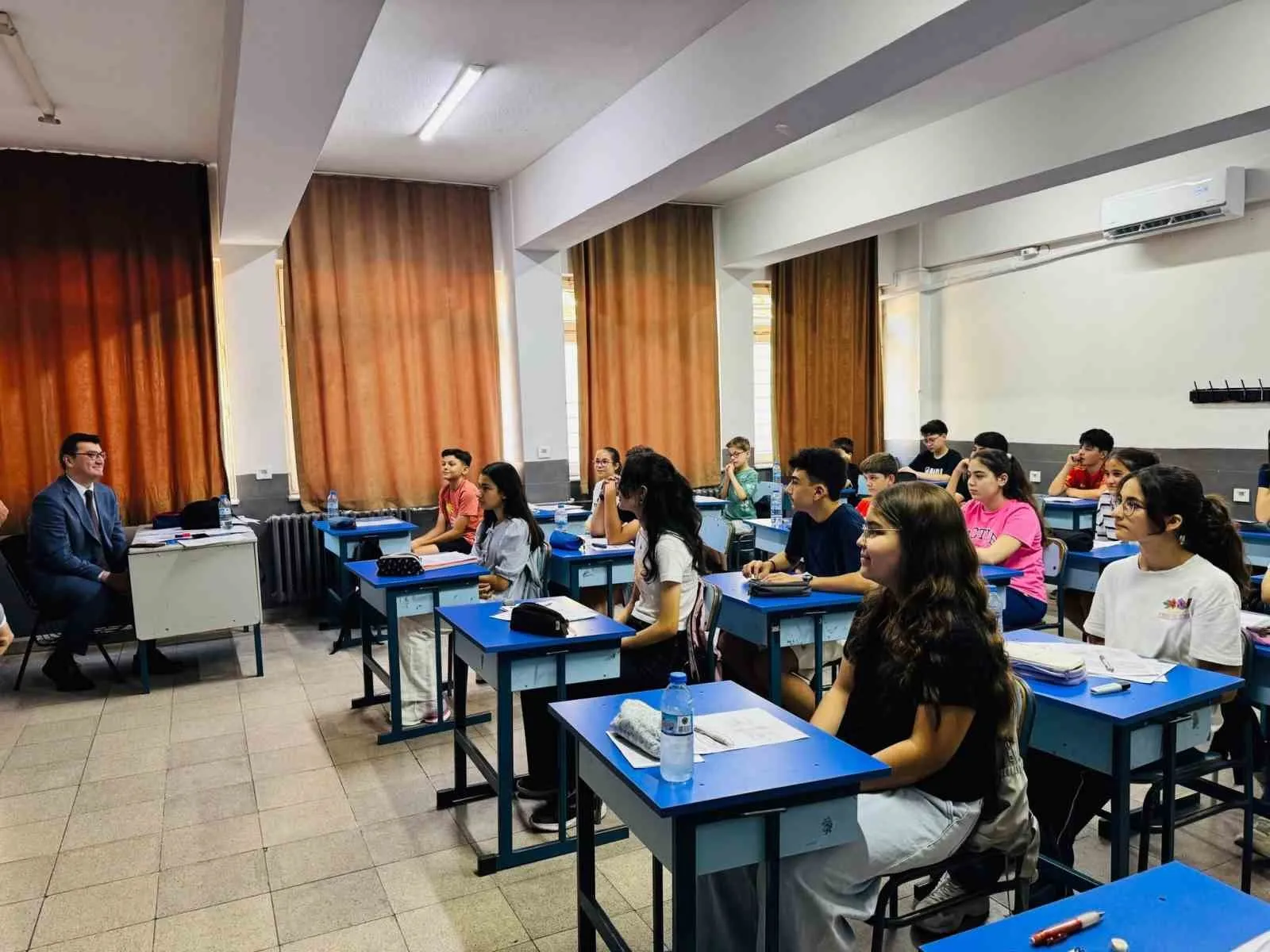 Bozdoğan’da tatil molası yok: Kaymakam Sözen kursları mercek altına aldı