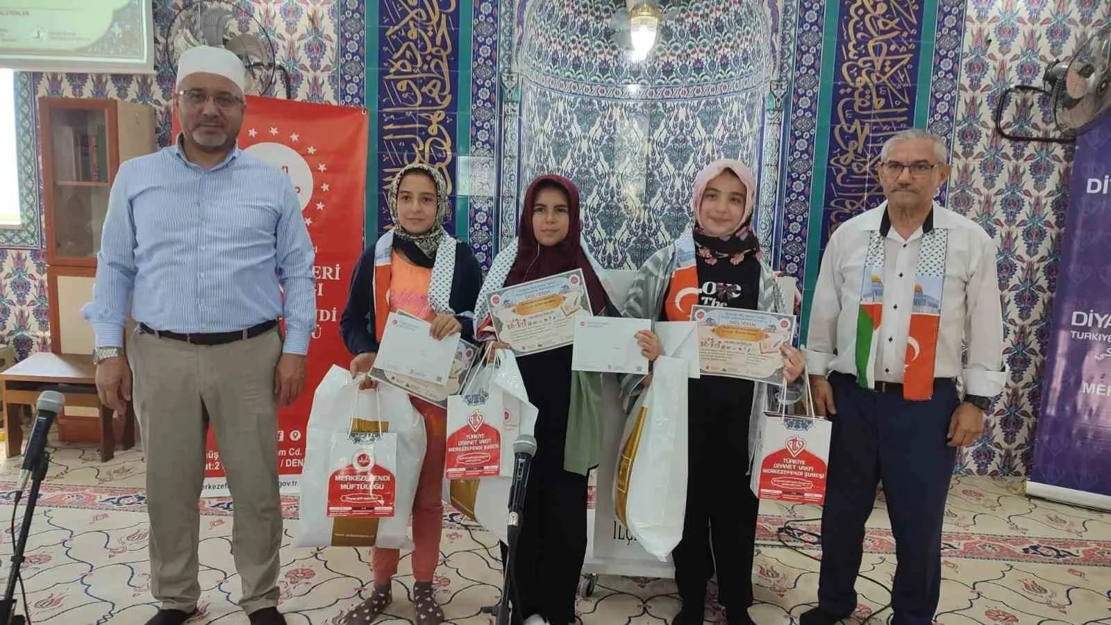 Minik ellerden namaza sanat dokunuşu: Denizli’de ödül heyecanı