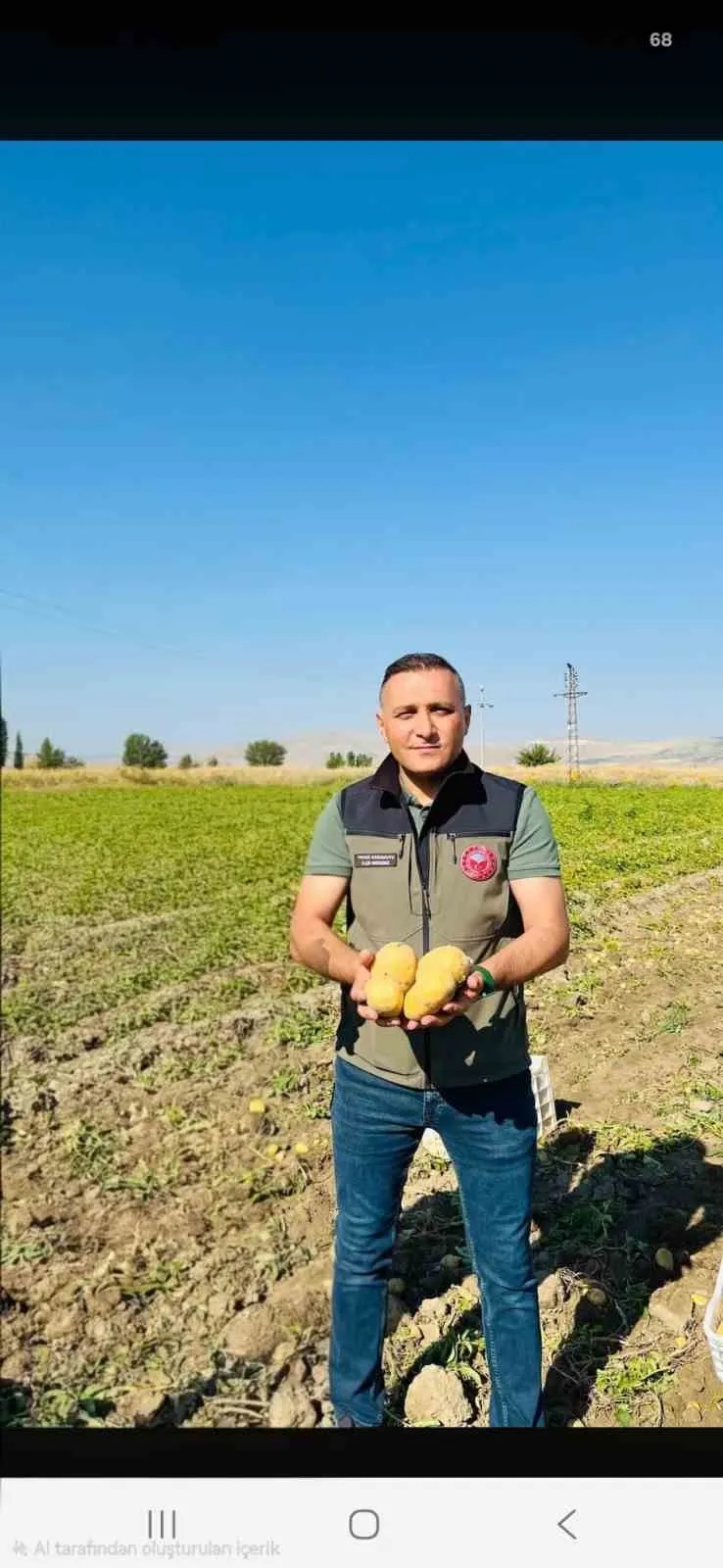Dinar’da altın değerinde hasat: Çölovası’nın meşhur patatesi tarladan sofralara iniyor