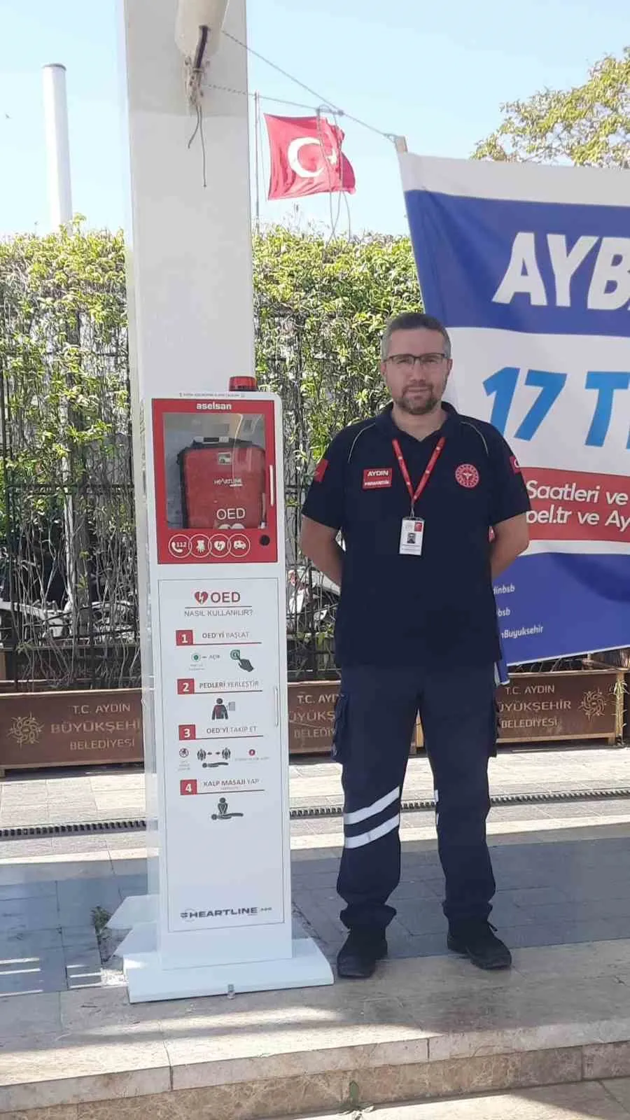 Aydın’da acil müdahalede teknoloji dönemi: Kalp durmalarına karşı sokaklarda hayat kurtaran nöbet