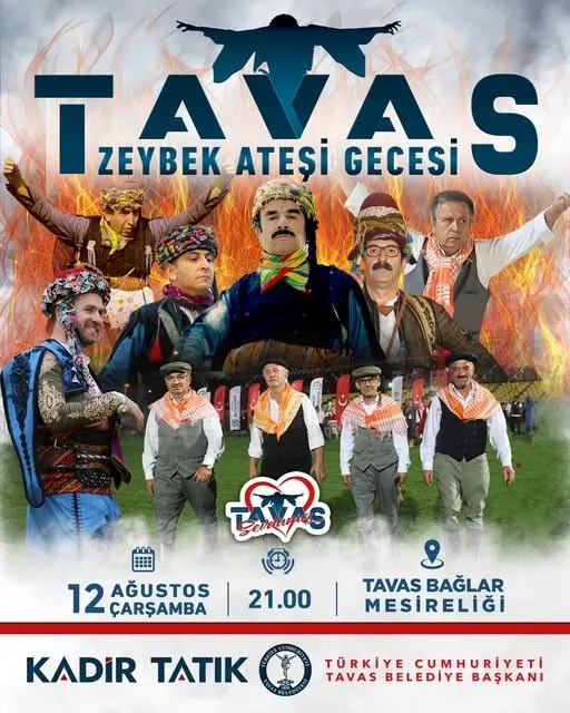 Tavas’ta geleneksel rüzgar esecek: 8. Zeybek, Kültür ve Sanat Festivali için geri sayım başladı