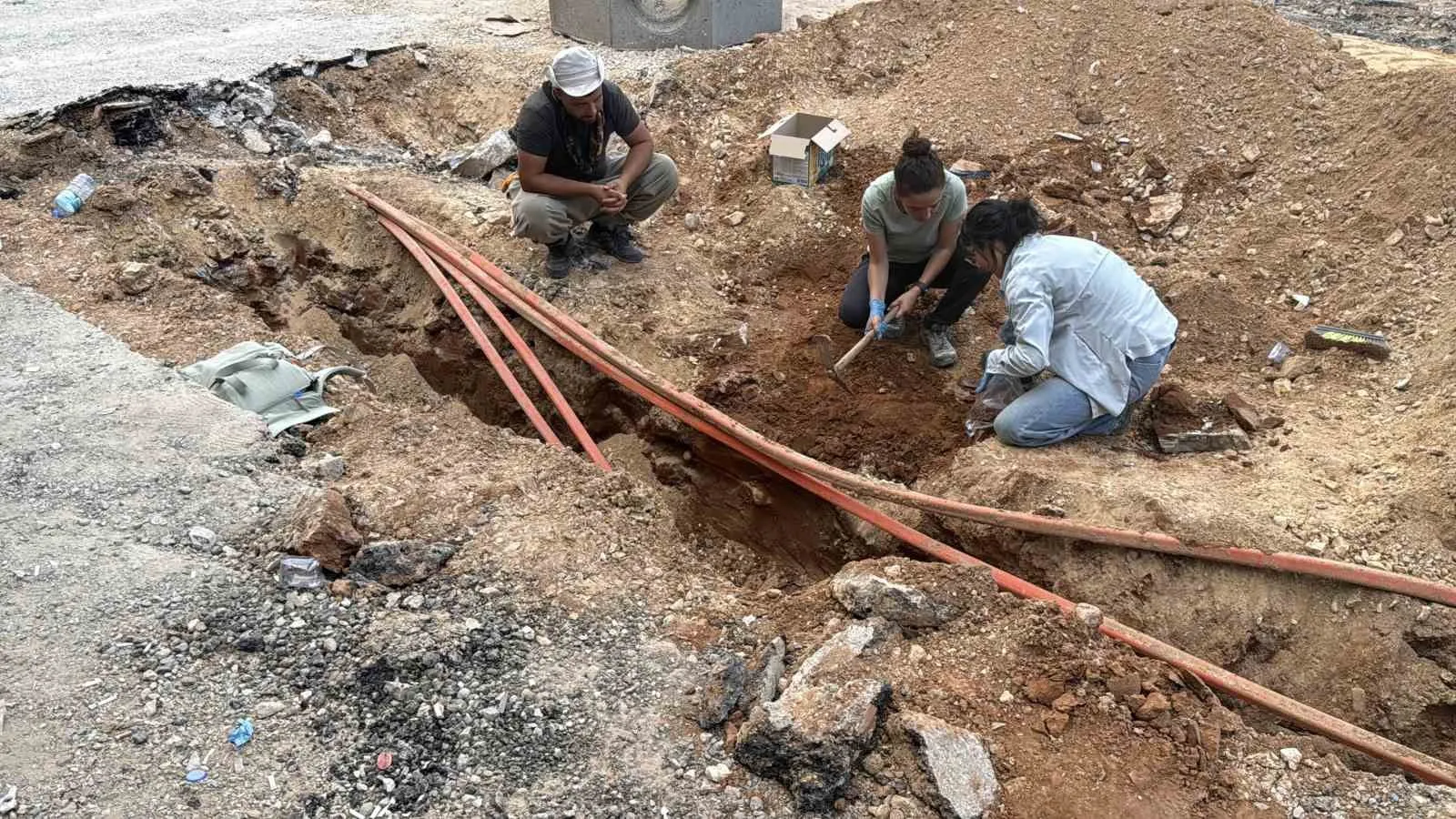 Menteşe’deki kazı alanından tarih fışkırdı: Altyapı çalışması durduruldu