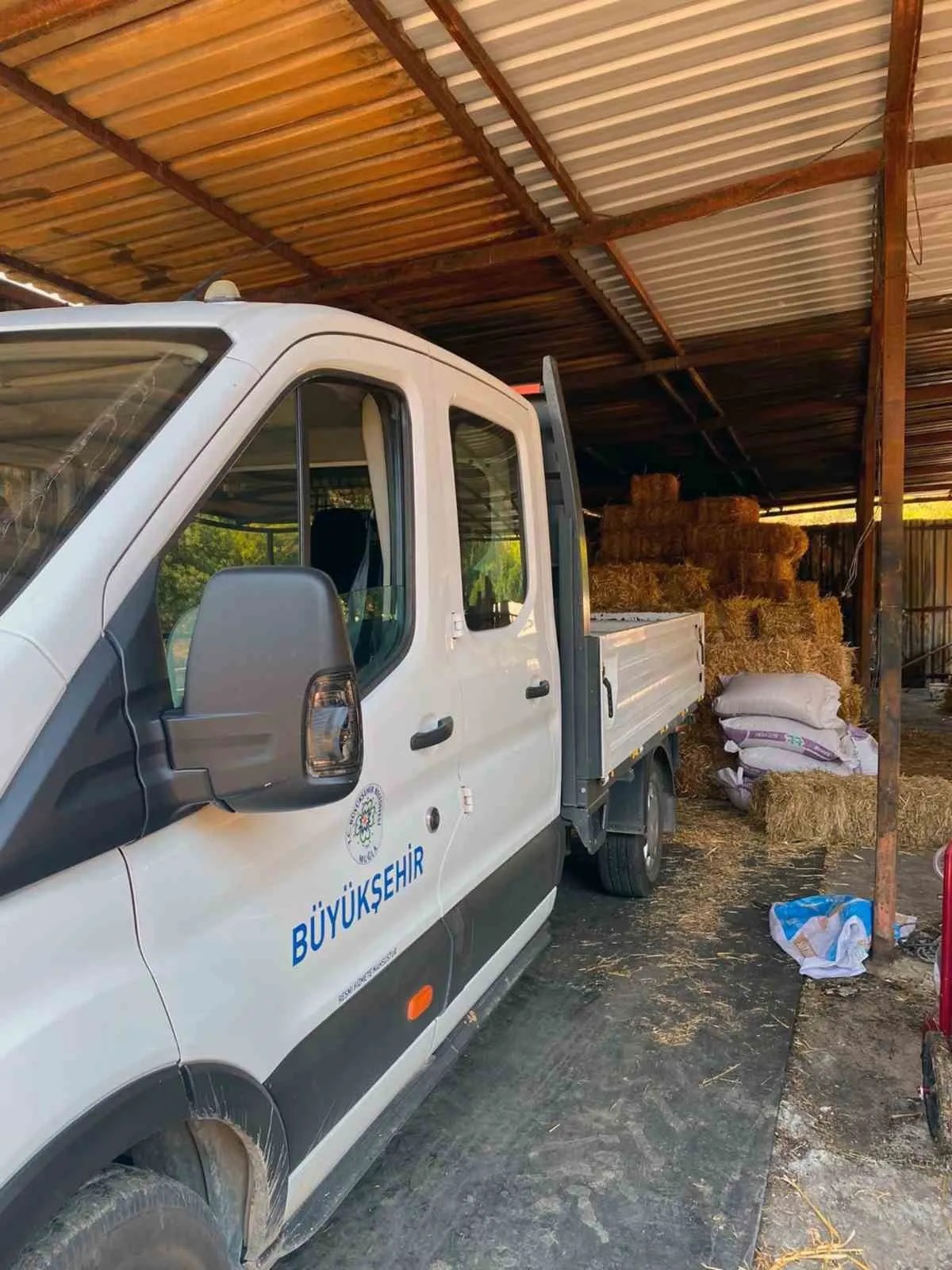 Yangın küle çevirdi, Büyükşehir yaraları sardı: Üreticiye acil destek eli