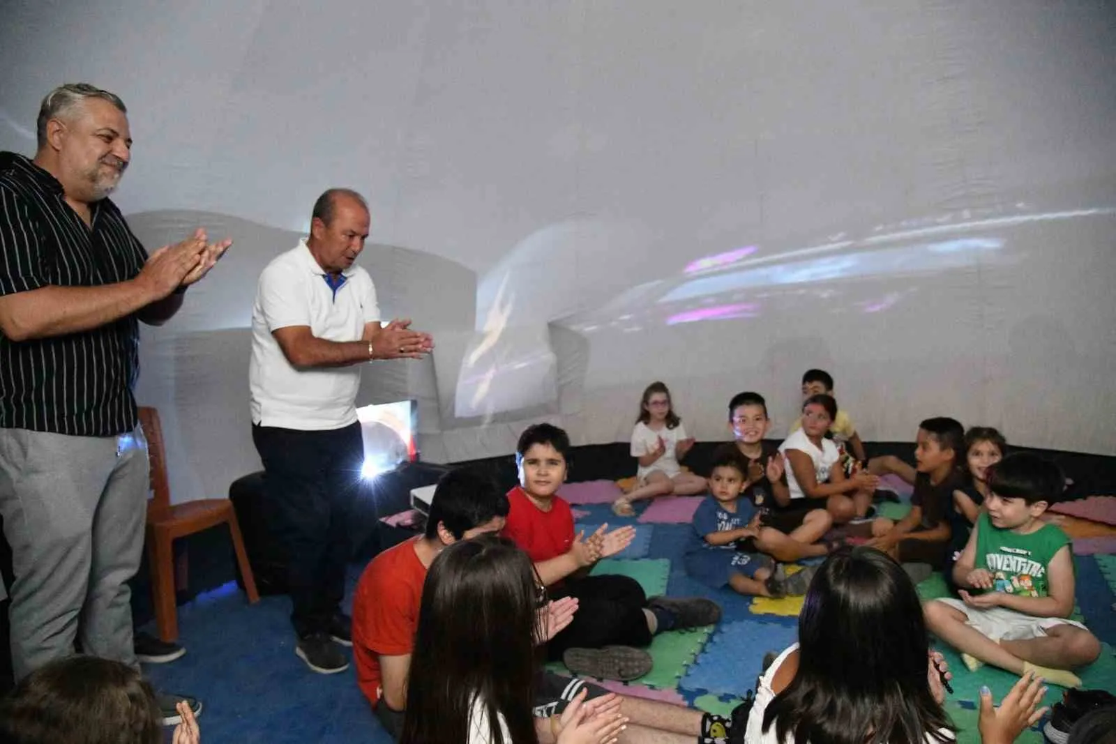 30 Ağustos’ta Minikler İçin Bilim Dolu Bir Bayram: Uzay Çadırı Büyük İlgi Gördü