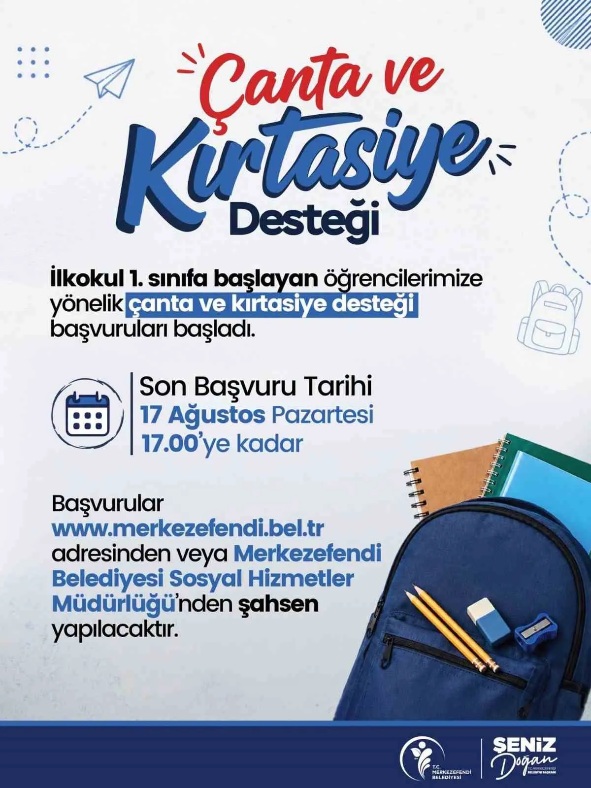 Okul yolunda Merkezefendi desteği: İlk ders zili öncesi ailelere büyük kolaylık