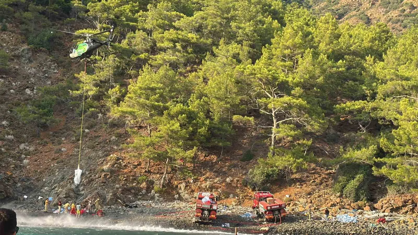 Marmaris’te orman yangını sonrası vefa rüzgarı: Kaymakamlıktan büyük teşekkürü