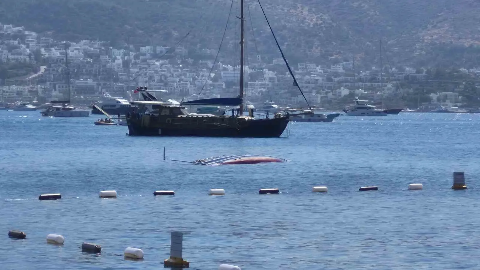 Bodrum'da şafak vakti korkutan manzara: Şöhret Neco derinliklere çekildi