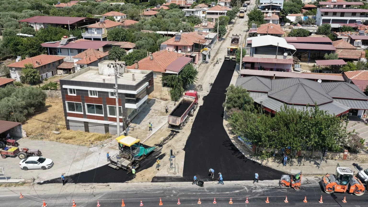 Kuyucak yolunda büyük değişim: Asfalt mesaisi başladı