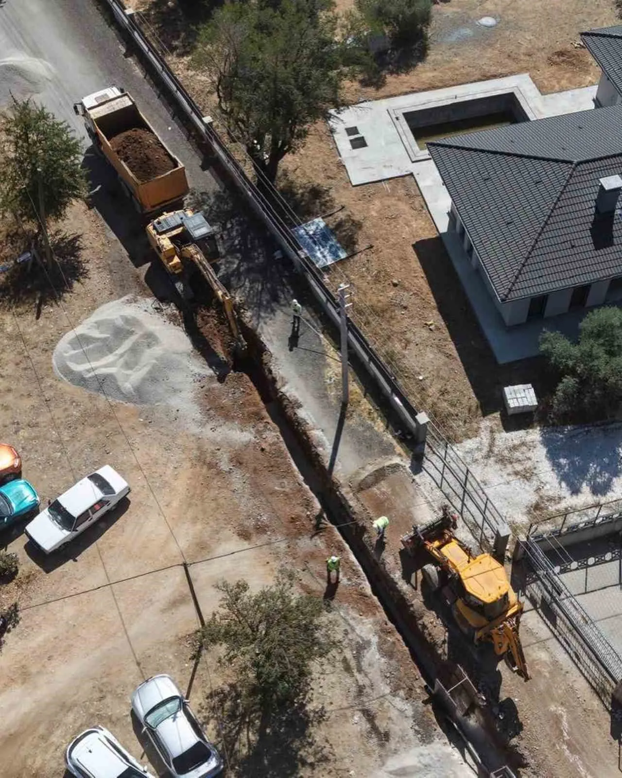 Menteşe’de Altyapı Seferberliği: MUSKİ, İki Mahallede Binlerce Metrelik Hat Döşedi