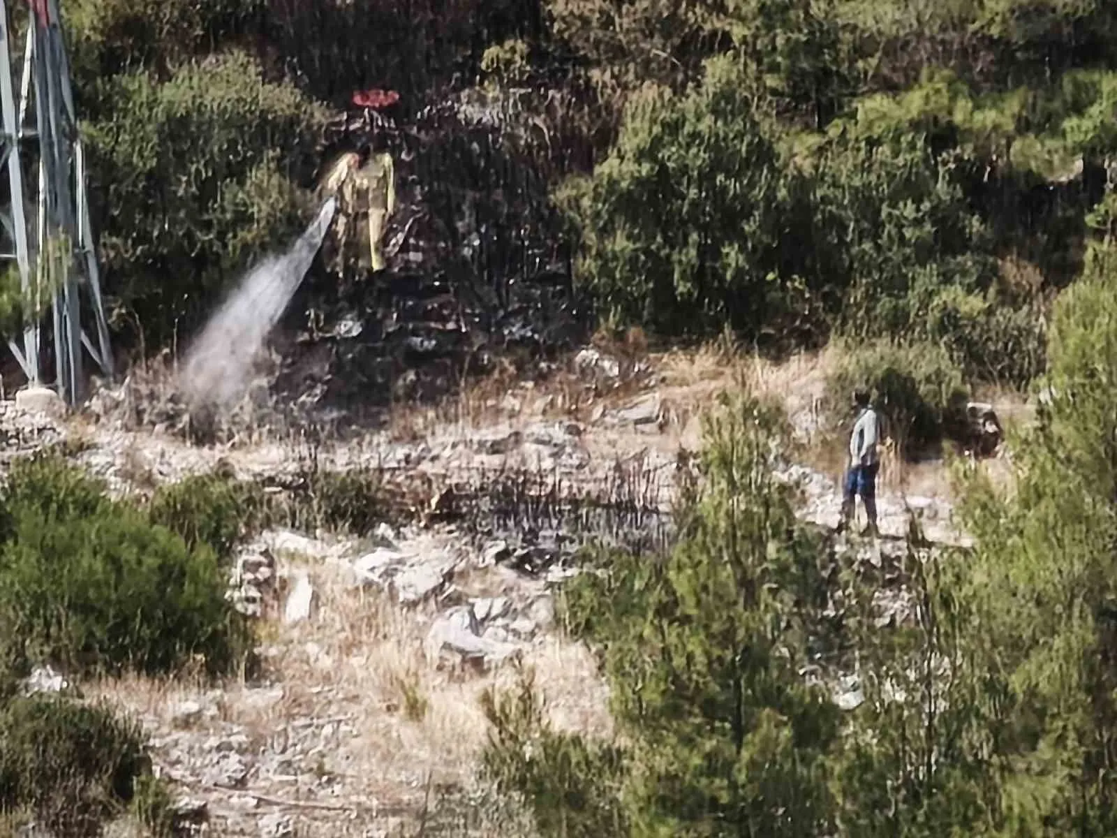 Menteşe’de alevler paniğe neden oldu: Ekipler zamanla yarıştı