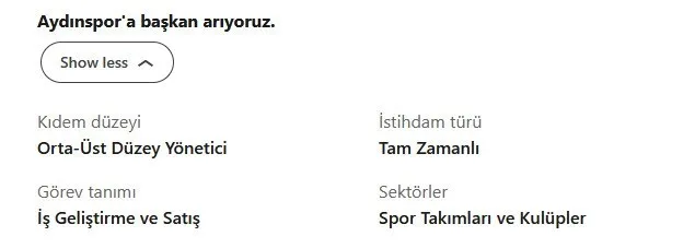 Ege’nin Efsanesi Aydınspor’da Tarihi Çağrı: Başkanlık Koltuğu İçin İlan Verildi