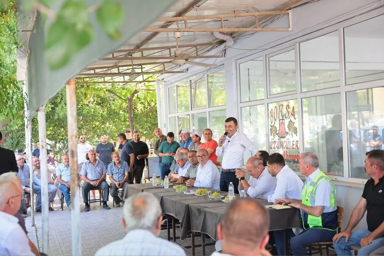 ** Buldanlı Üreticiye Sahada Dinleme: Başkan Çavuşoğlu’ndan Üzüm İçin Yol Haritası