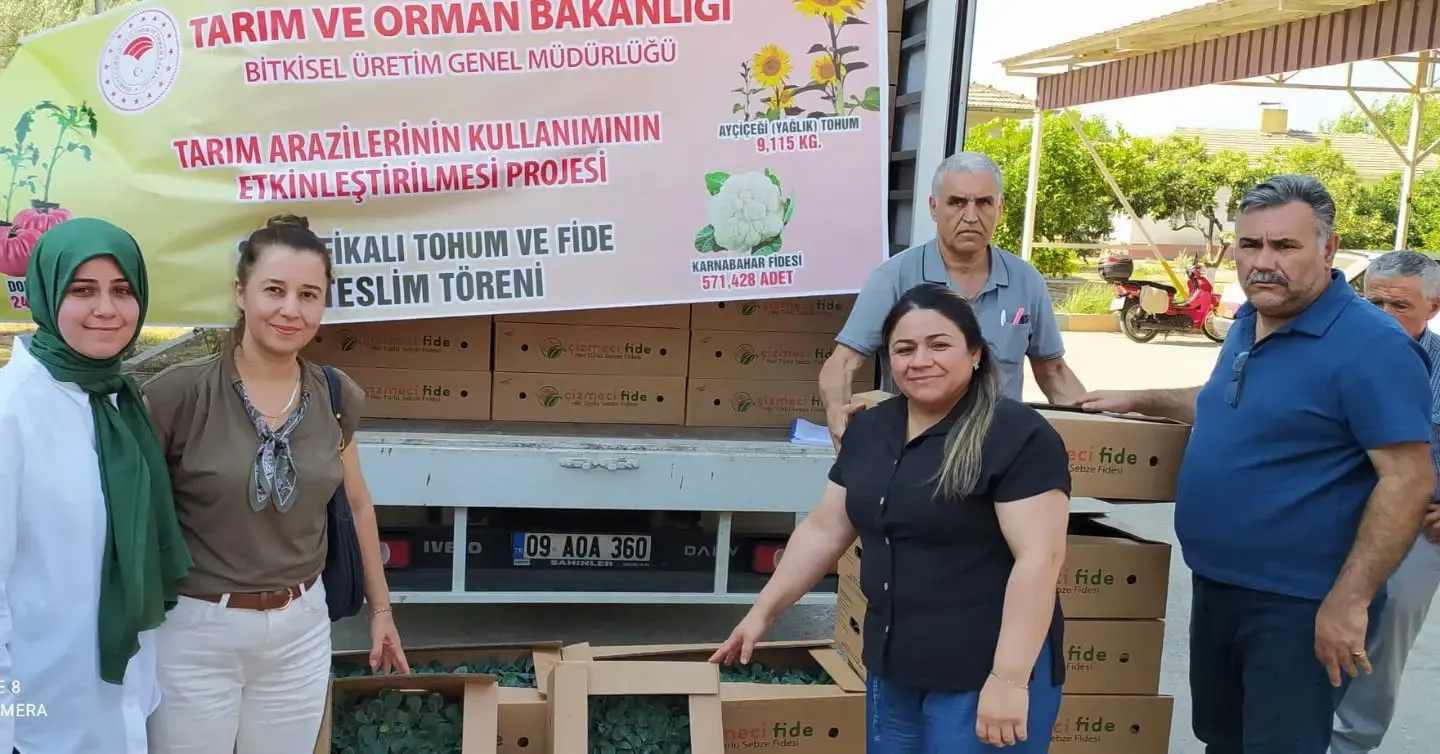 Aydınlı çiftçinin kışlık mesaisi başladı: 300 bine yakın fide hibe ediliyor