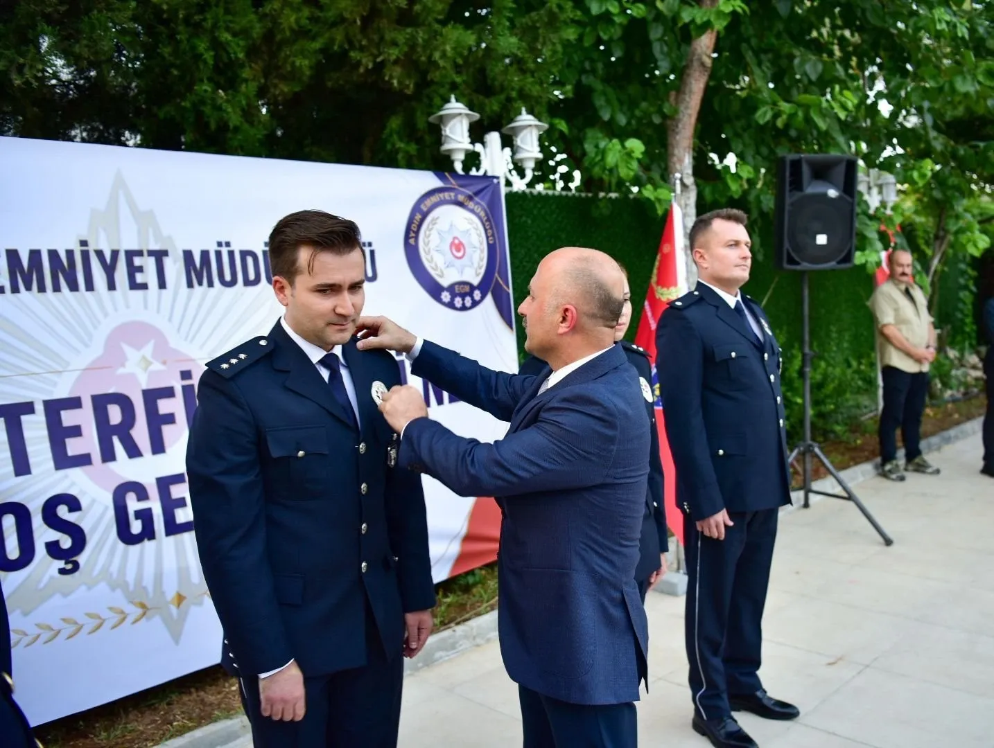 Aydın’da Rütbe Töreni: Terfi Eden Emniyet Mensuplarına Vali Varol’dan Başarı Dilekleri