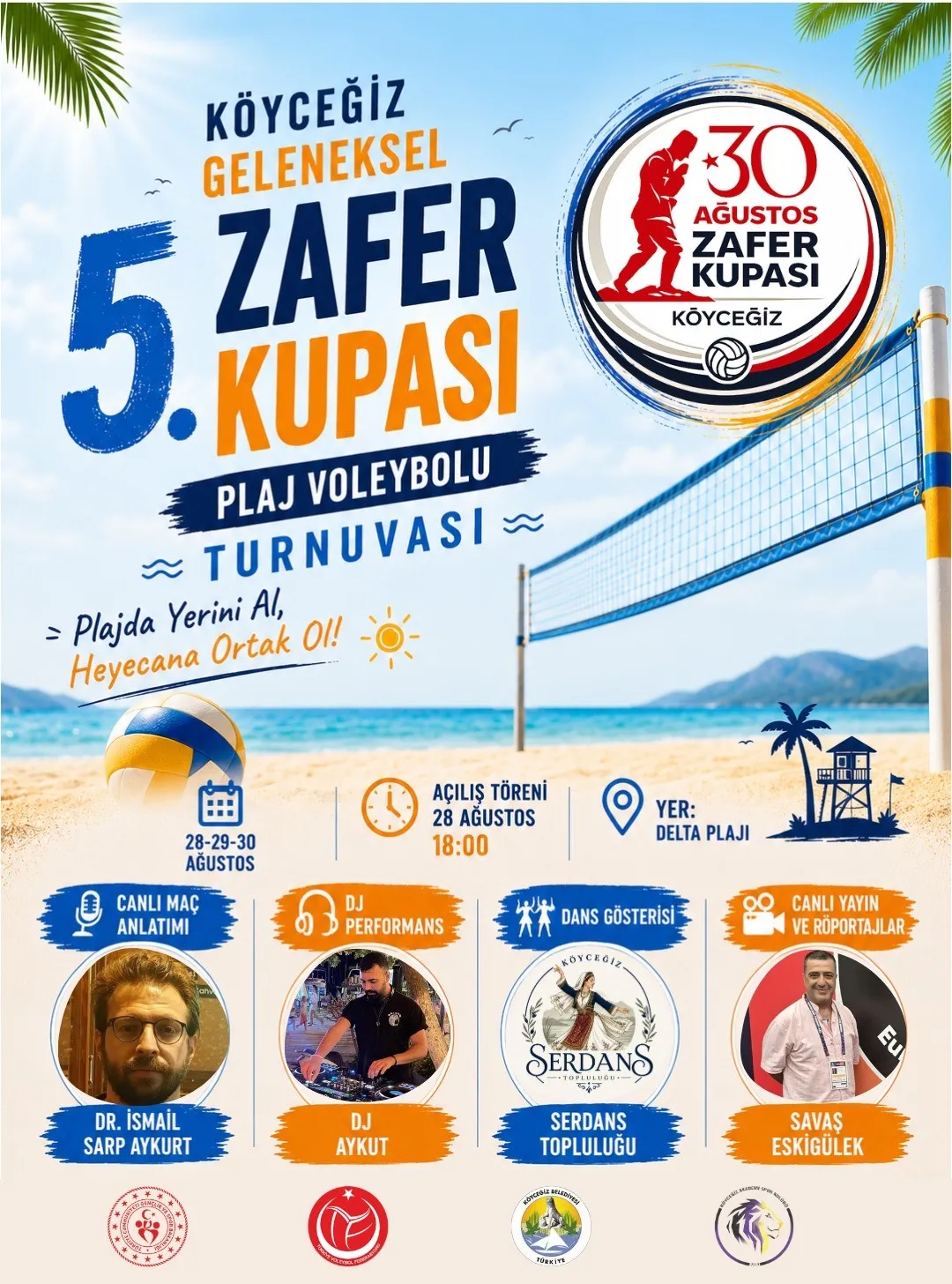 Köyceğiz’de Kum Saha Heyecanı: Zafer Kupası İçin Geri Sayım Başladı