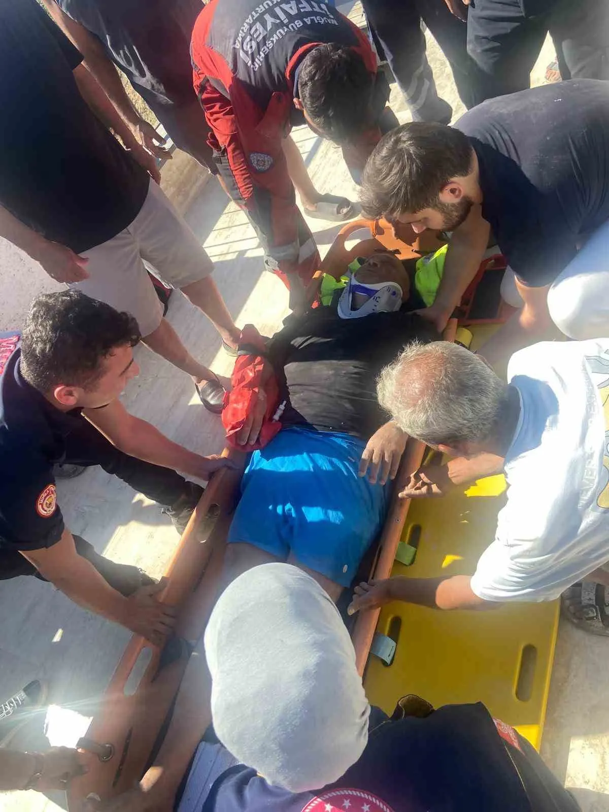 Bodrum’da talihsiz kaza: Havuz dairesinde mahsur kalan kişiyi ekipler kurtardı