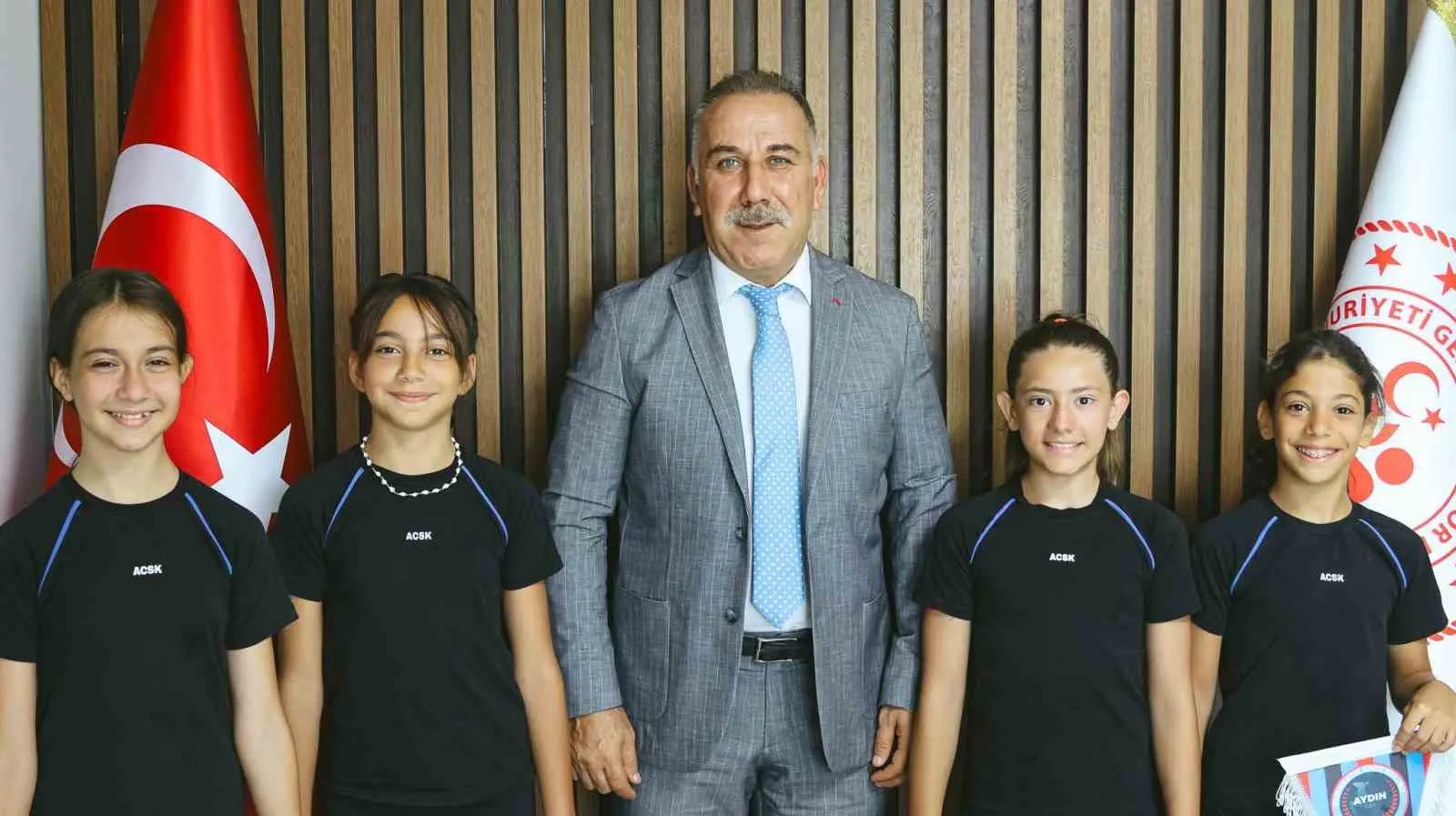 Minik cimnastikçilerden Aydın'a büyük gurur: İl Müdürü'nden tam not