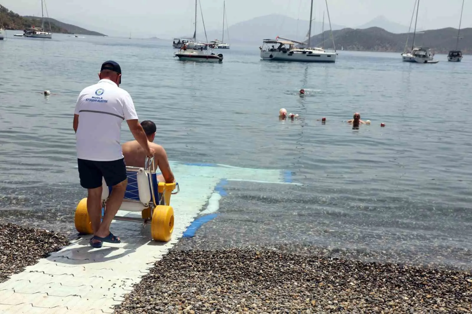 Muğla’da deniz artık herkes için: 23 noktada engelsiz tatil dönemi