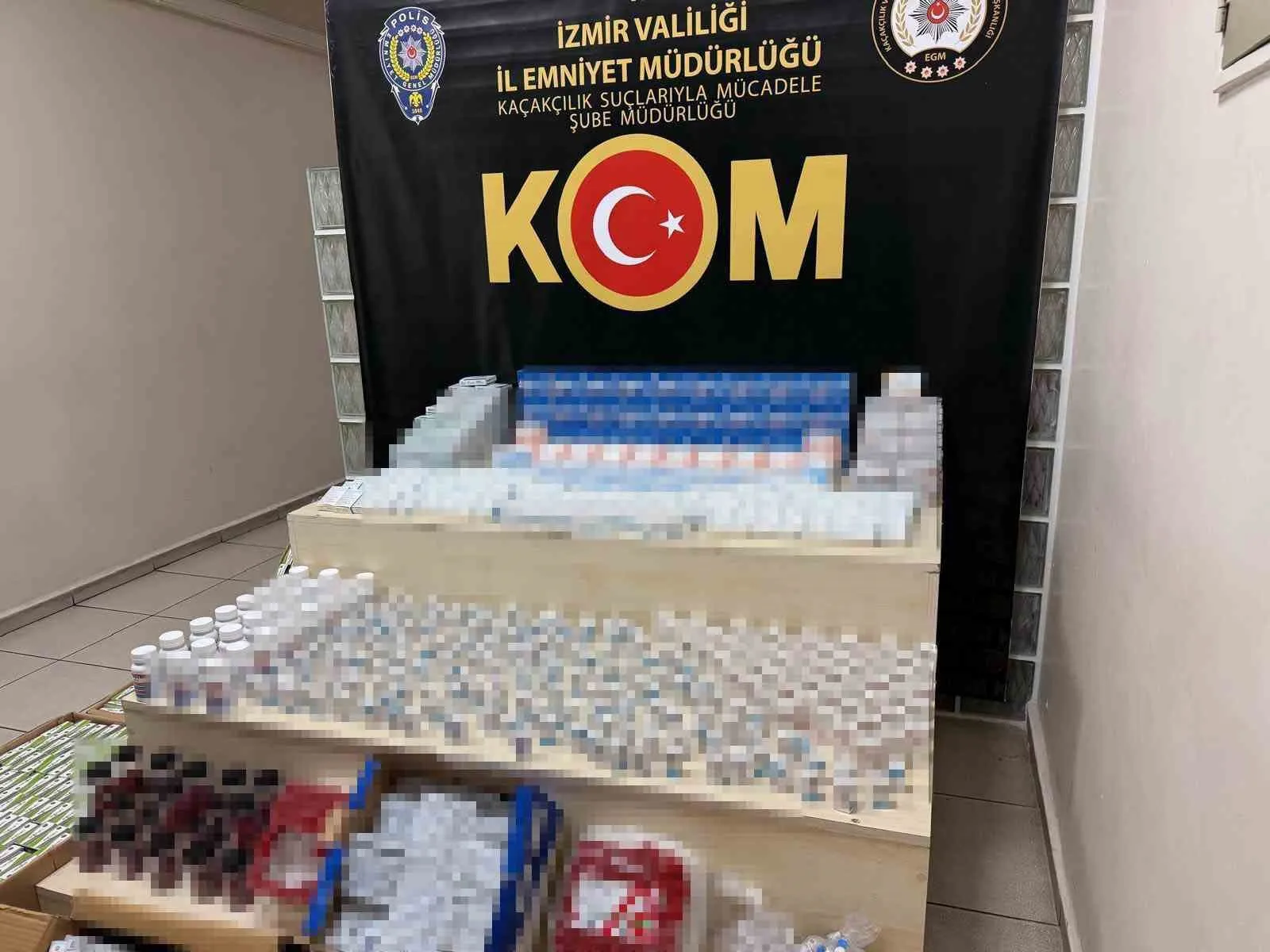 Kas yapayım derken hayatınızdan olmayın: İzmir'de devasa kaçak ilaç operasyonu