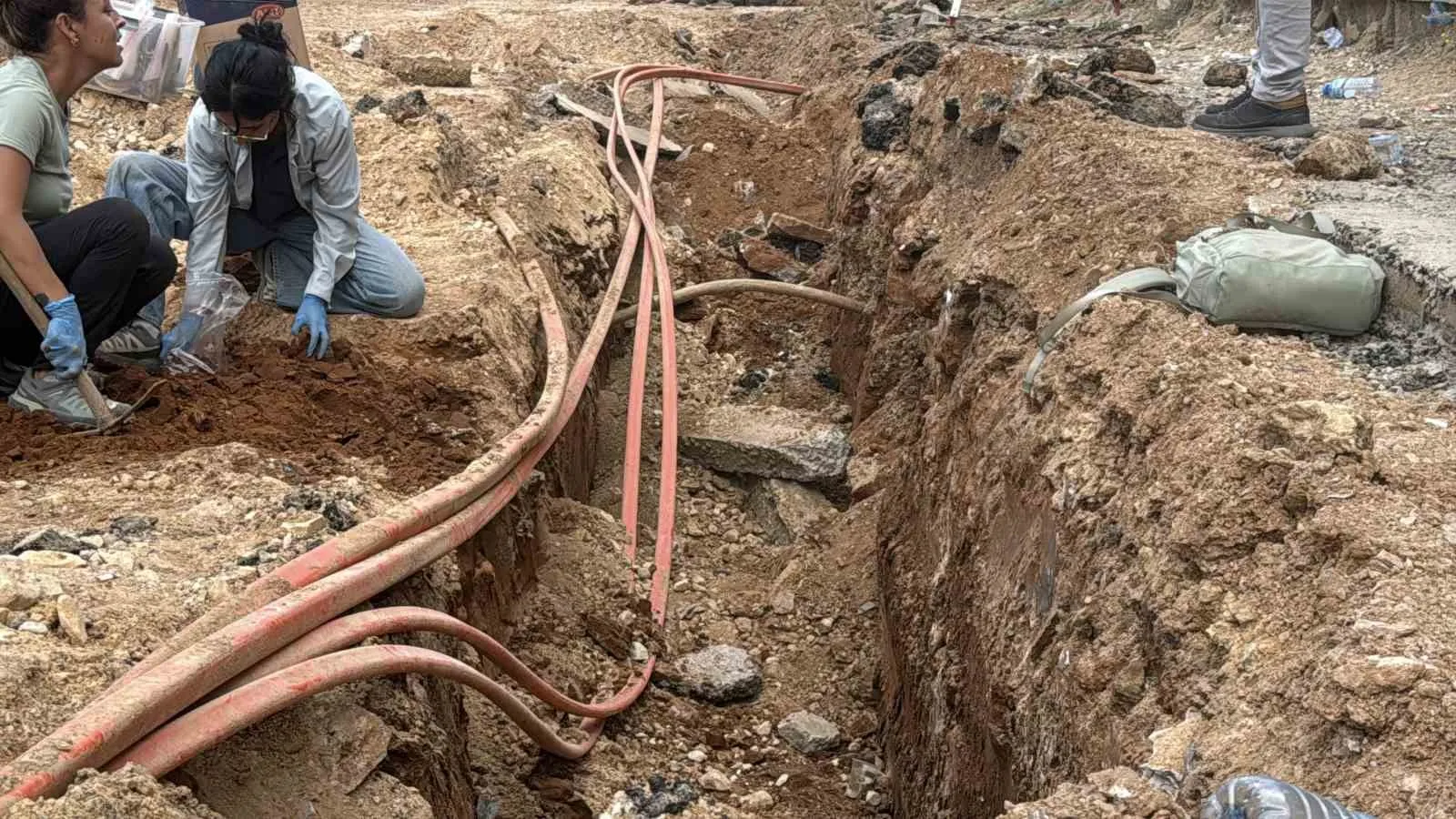 Menteşe’deki kazı alanından tarih fışkırdı: Altyapı çalışması durduruldu