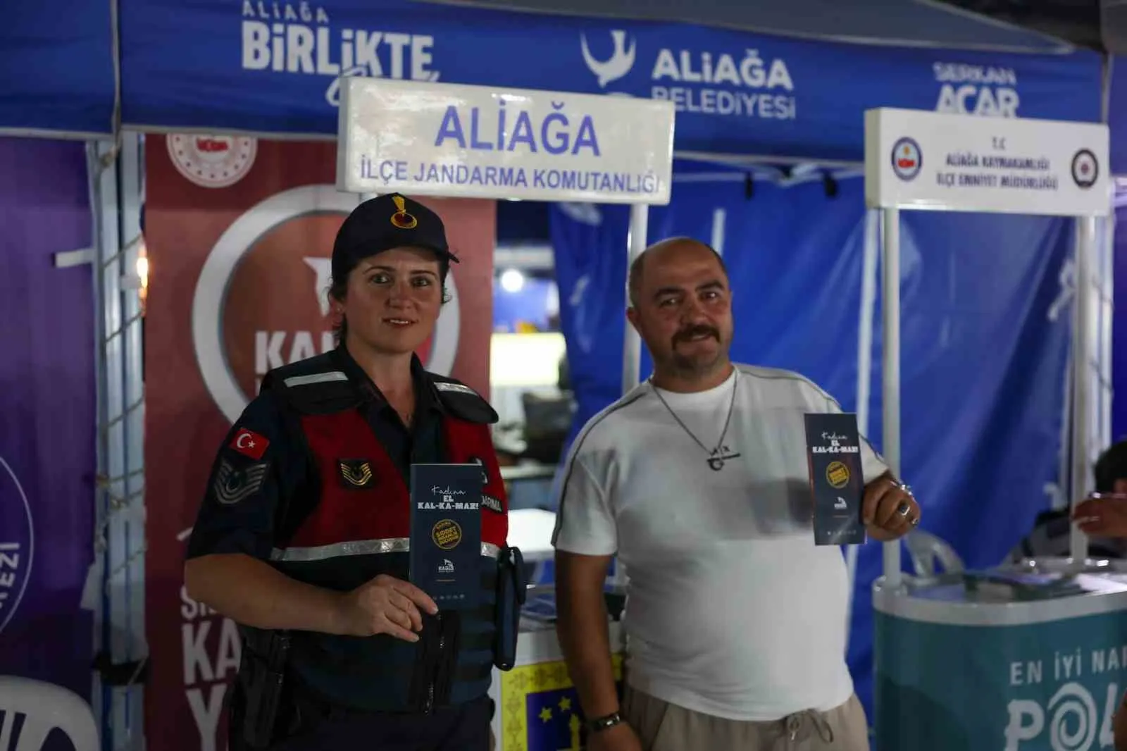 Aliağa’da gece pazarında farkındalık seferberliği: Uzmanlar stant başında